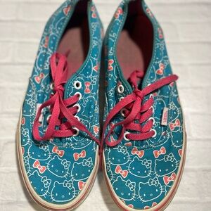 Hello Kitty Shoes - Teal and Pink